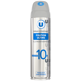 Image de U
Spray coiffant fixation extrême - Bombe