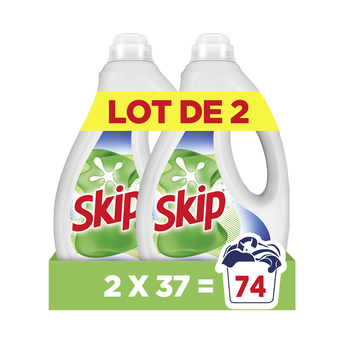Image de SKIP - Lessive liquide - Fraicheur de Coton - 74 lavages - 3,33