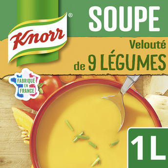 Image de Potage velouté aux 9 légumes riche en légumes KNORR