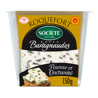 Image de Roquefort AOP cave Baragnaudes au lait cru de brebis SOCIÉTÉ