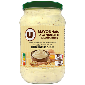 Image de U
Mayonnaise à la moutarde à l'ancienne