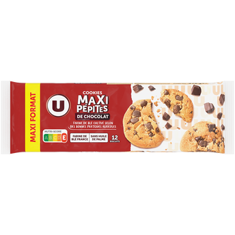 Image de U
Cookies premium maxi pépites de chocolats  paquet de