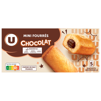 Image de U
Mini gateaux fourré chocolat  paquet de