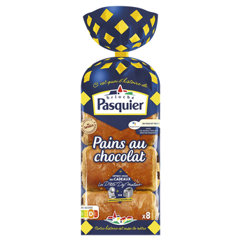 Image de Pains au chocolat BRIOCHE PASQUIER - x8
