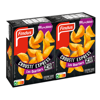 Image de Frites Crousti Express Quartiers FINDUS