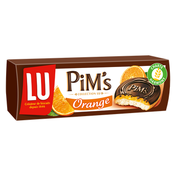 Image de Biscuits génoises nappées orange et chocolat Pim's LU - Paquet de
