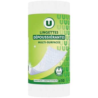 Image de U
Lingettes dépoussiérantes multi-surfaces  rouleau de