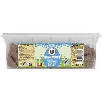 Image de U
Sachet guimauves chocolat lait