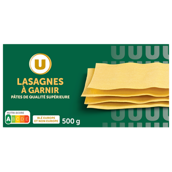 Image de U
Lasagnes qualité supérieure  boîte de