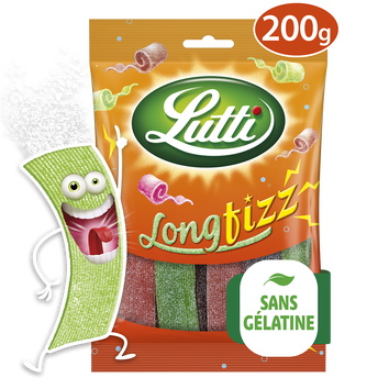 Image de Bonbons Longfizz piquants LUTTI - Sachet de