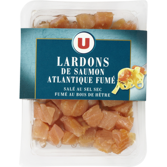 Image de U
Lardons de saumon fumé d'Atlantique