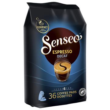 Maison du Café Senseo Espresso Décaféine Café Dosettes X36 250g