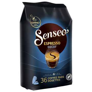 Maison du Café Senseo Espresso Décaféine Café Dosettes X36 250g