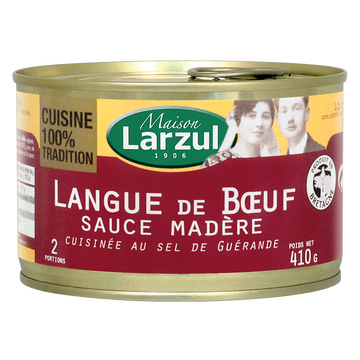 Maison Larzul Langue De Boeuf Sauce Madère Maison Larzul, Boîte De 410g
