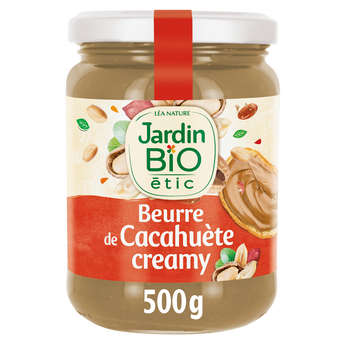 Image de Beurre de cacahuète creamy bio JARDIN BIO ETIC, pot de