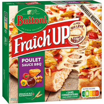 Buitoni Pizza Fraich'up Poulet Barbecue Buitoni, 600g