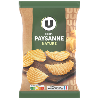 Image de U
Chips paysanne nature paquet de
