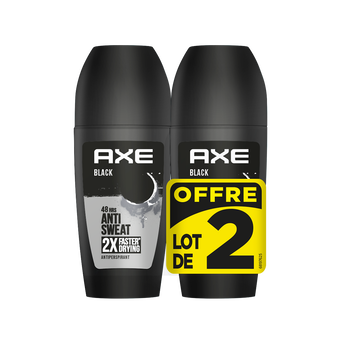 Image de Déodorant black anti-transpir.bille AXE lot de