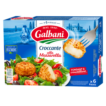 Image de Fromages panés Croccante alla mozzarella GALBANI 6 palets