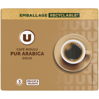 Image de U
Café moulu Arabica Doux N°3