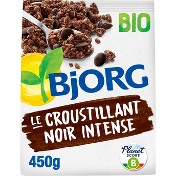 Image de Céréales le croustillant chocolat noir intense bio BJORG