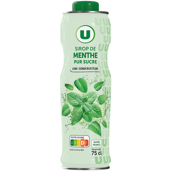 Image de U
Sirop de menthe verte  bidon de