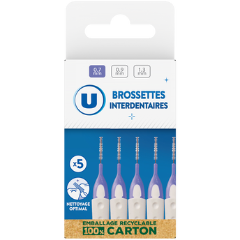 Image de U
Brossette interdentaire slim 0,7mm