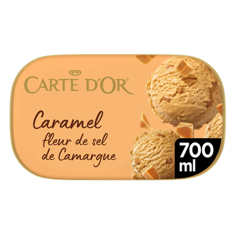 Image de Bac crème glacée caramel fleur de sel de Camargue CARTE D'OR