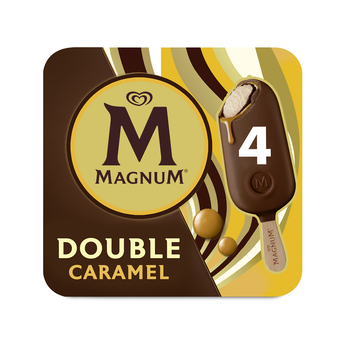Image de Bâtonnets glacés deluxe caramel MAGNUM x4