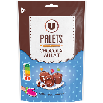 Image de U
Palets chocolat lait  paquet de