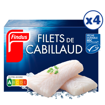 Image de Filets de Cabillaud FINDUS x4