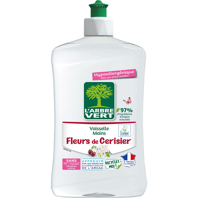 Liquide vaisselle fleur de cerisiers ARBRE VERT fl.500ml - Super U