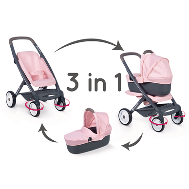 Poussette smoby quinny 3 en 1 new arrivals
