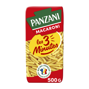 Image de Pâtes MACARONI 3 minutes PANZANI
