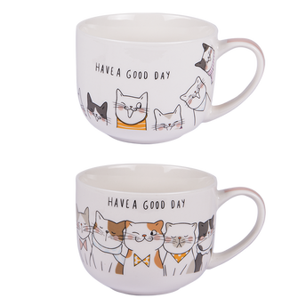 Image de Tasse Jumbo le chat 47cl 2 modèles