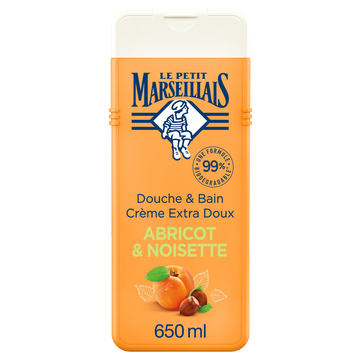 Le Petit Marseillais Douche & Bain Extra Doux Abricot Noisette Le Petit Marseillais, 650ml