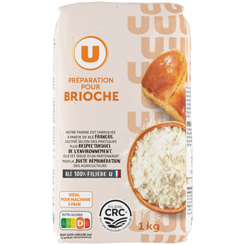 Image de U
Mélange de farines boulangères pour pain brioché