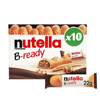 Image de Biscuits croustillant fourré au NUTELLA B-READY, paquet de