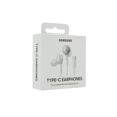 Ecouteurs avec câble tissé USB/C blanc - SAMSUNG - Super U, Hyper