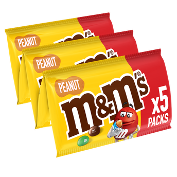 Image de Bonbons chocolat cacahuète M&M's Peanut, x5