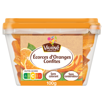 Image de Ecorces d'oranges confites VAHINE, boîte