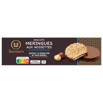 Image de U SAVEURS
Biscuits meringués aux noisettes