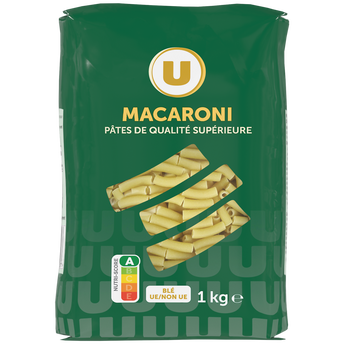 Image de U
Macaroni qualité supérieure, sachet de