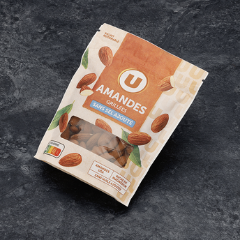 Image de U
Amandes grillées sans sel ajouté, sachet