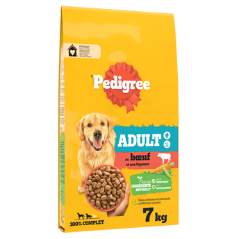 Image de Croquettes moyen et grand chien au boeuf et aux légumes PEDIGREE