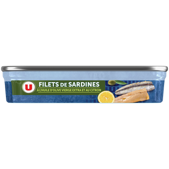 Image de U
Filets de sardines à l'huile d'olive et citron