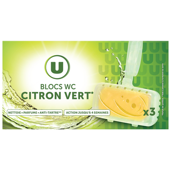 Image de U
Bloc wc parfum citron vert