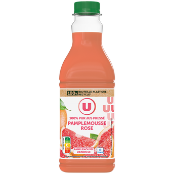 Image de U
Pur jus réfrigéré pamplemousse rose brique