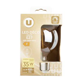 Image de U
Ampoule LED déco droit globe - 35w E27