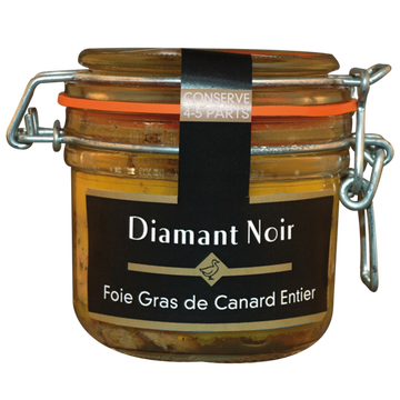 Canard Foie Gras De Canard Diamant Noir, Bocal De 180g